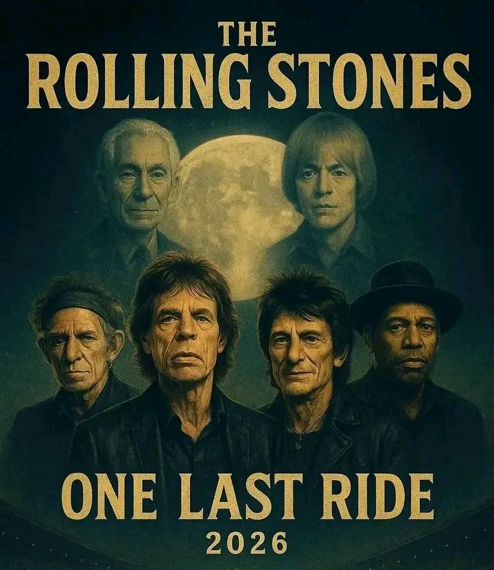 MICK JAGGER and other members of The Rolling Stones officially announce the 2026 Tour ‘One Last Ride’ — A soul-stirring revival that breathes new life into the timeless spirit of The Rolling Stones — Tour dates and cities have been revealed… 𝗠𝘆 𝗻𝗲𝘄 𝘁-𝘀𝗵𝗶𝗿𝘁 ❤ Please order here👇👇