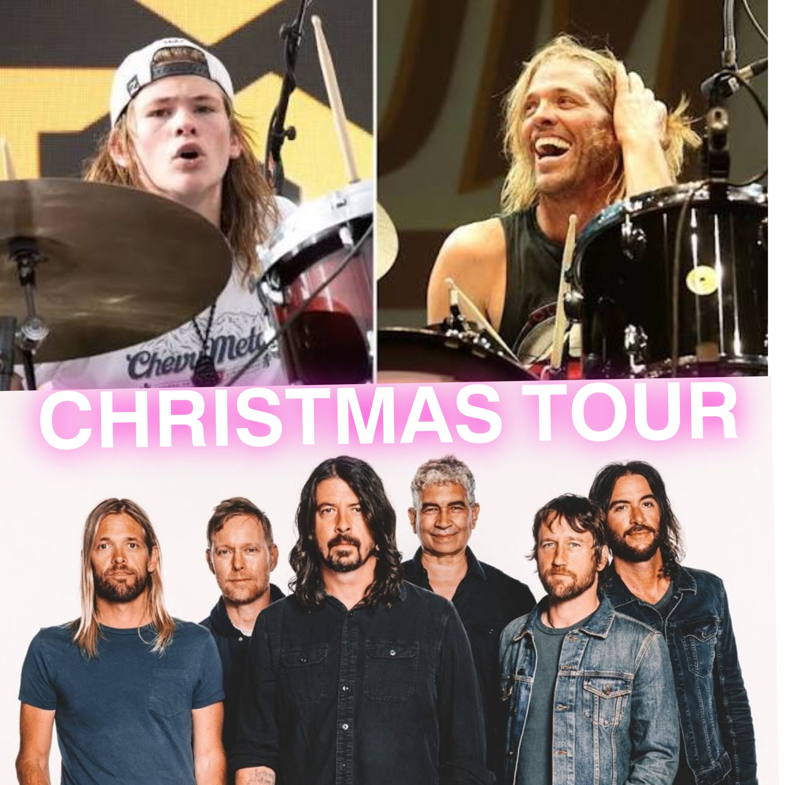 Foo fighters have announced and release dates for their incredible Christmas tour show Hosting OLIVER SHANE HAWKINS, the son of the great legend TAYLOR HAWKINS  at Washington In… See dates and details here…