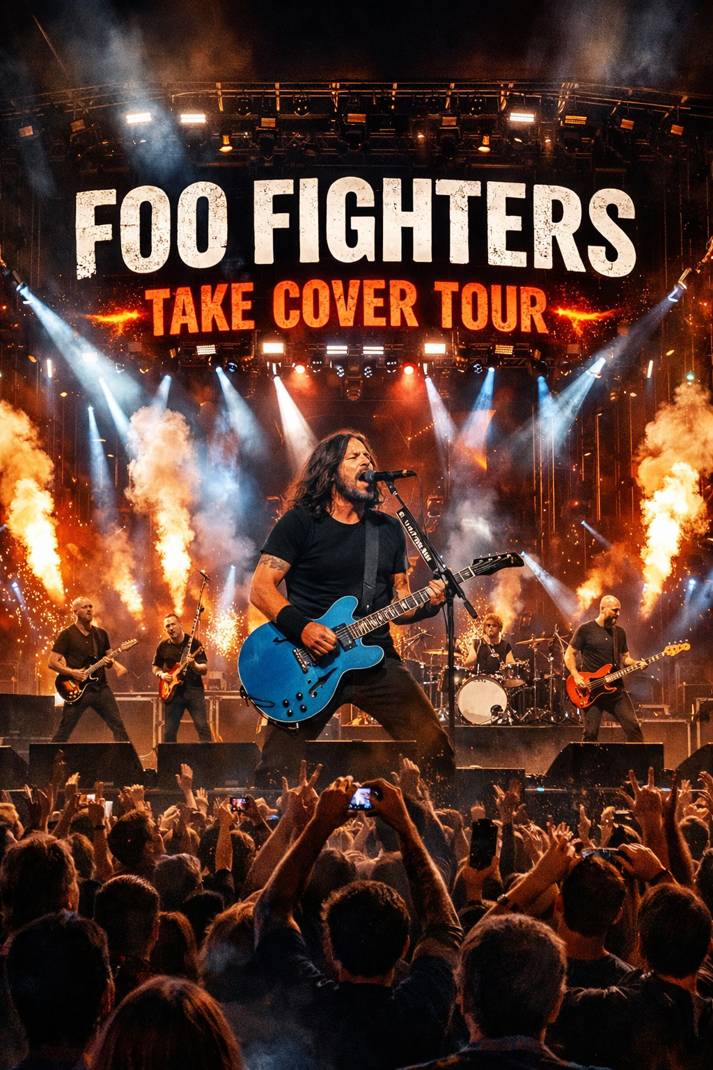 Foo Fighters are once again proving why they remain one of the most powerful live forces in modern rock, as headlines continue to spotlight their massive ongoing “Take Cover…